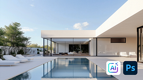 Visualizaciones arquitectónicas con Photoshop e inteligencia artificial. Un curso de 3D, Animación, Arquitectura y Espacios de Phrame