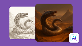 De l'esquisse à l'œuvre finale : améliorez et transformez vos croquis grâce à l'IA. Un cours de Illustration, 3D , et Animation de Jaime Sanjuan Ocabo