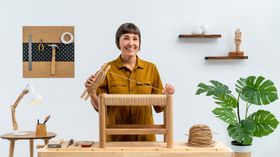 Diseño de muebles: iníciate en el tejido danish cord. Un curso de Craft de Heide Martin