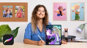 Creación de personajes femeninos estilo cartoon con Procreate. Un curso de Ilustración de Isabella Agosti