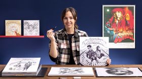 Ilustración de portadas de discos a lápiz. Un curso de Ilustración de Charlotte Delarue