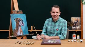 Retrato realista de mascotas con pintura al óleo. Un curso de Ilustración de Marcelo Rochá @artrocha