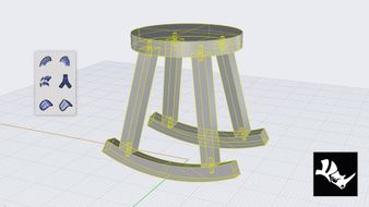 Curso 5: Modelado de mobiliario de madera. Un curso de  de Christian Vivanco