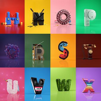 My 3D Alphabet Project