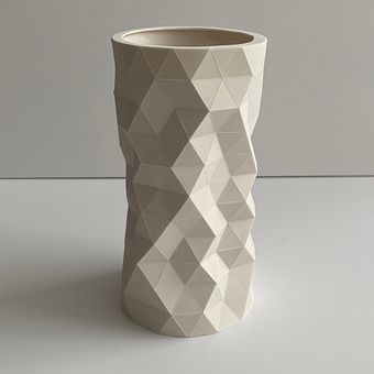 My project in Geometric Handmade Molds: Design 3D-faceted Objects course