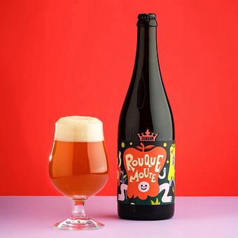 Rouquemoute Beer Label 