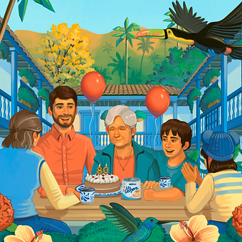 Nestlé: Global Families Campaign Illustrations