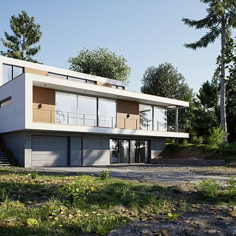 My modern house