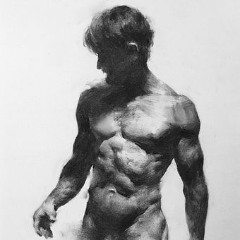 Figure Drawing Process. Een project van  Beeldende kunst van Mildred Hankinson - 13.12.2022