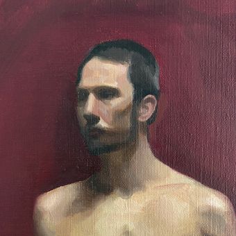 Live model painting - Pintura de modelo al natural. Pintura a óleo, e Pintura projeto de Paula Jiménez - 10.06.2025