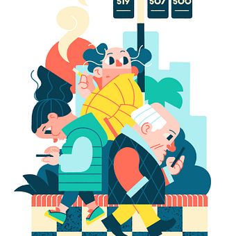 Going to Ein Projekt aus dem Bereich Digitale Illustration, Zeichnung und Traditionelle Illustration von Nacho López Arambarri - 26.06.2025