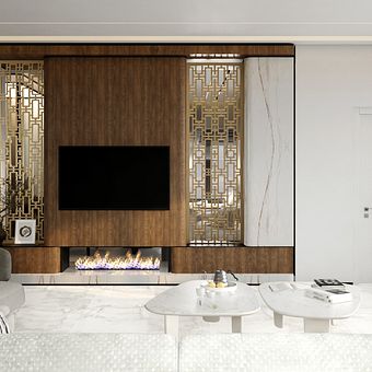  MODERN VILLA INTERIOR DESIGN. Interior Architecture, Interior Design, Interior Decoration, Furniture Design, and Making project by Mariam Alnatour - 07.06.2025