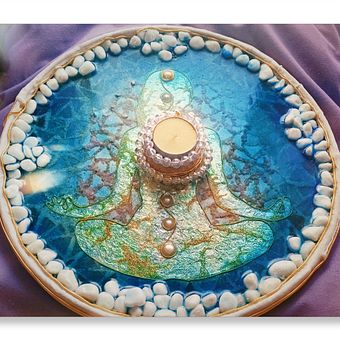 Kintsugi Zen Orb. Een project van Craft, DIY y Collage van Iris Laguna - 10.08.2025