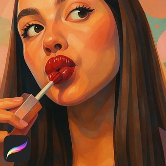 Stop Searching! Get 220+ Must-Have Procreate Brushes for Free on Domestika . % Lucy tarafından hazırlanan Dijital İllüstras, Ve on projesi - 10.02.2025