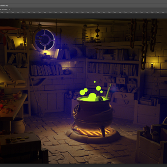 A bruxa má. 3D, 3D Design, e Modelagem 3D projeto de Rafael Azevedo - 21.10.2025
