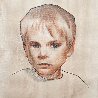 Classical Child Drawing. Un projet de Dessin artistique, Dessin, Beaux Arts, Dessin de portrait , et Esquisse  de chandra_d - 29.10.2025
