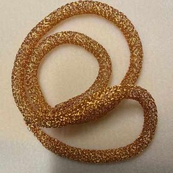 First Crocheted Tube. Crochet, DIY, Fashion Design, Fiber Arts, Textile Design, Arts, and Crafts project by Theresa Harvey - 11.15.2025