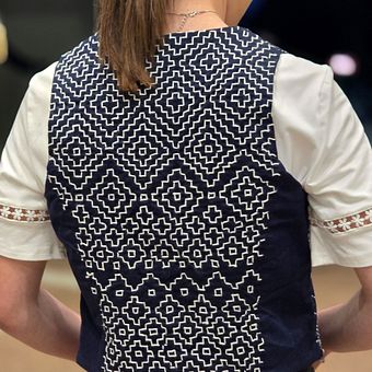 Chalco y cartera cosidas. Un progetto di DIY, Ricamo, Fiber Art, Textile Design, Upc e cling di Marisabel Acosta Silvera - 17.12.2025