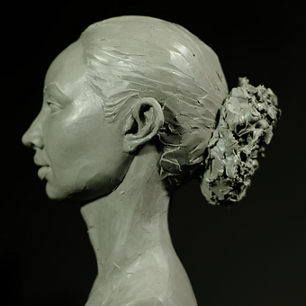 Exercises for the course "Introduction to Realistic Figurative Sculpture by Sección de Cursos". Arts, Crafts, Fine Arts, and Sculpture project by mai van Tuyen - 12.18.2025