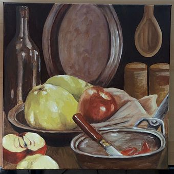 My final project. Fine Arts, Painting, and Oil Painting project by yviemar - 01.15.2026