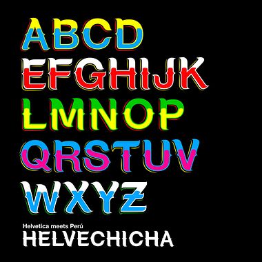 HelveChicha, una tipografía que puede viajar 