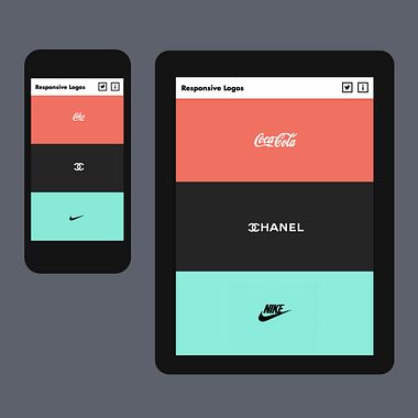 Ahora los logotipos también son responsivos