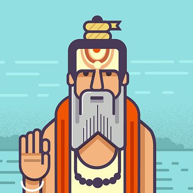 Un pedazo de India ilustrado por Ranganath Krishnamani