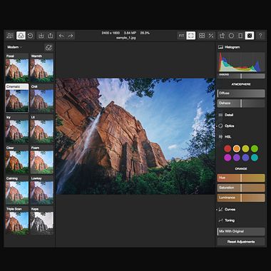 Polarr: un poderoso editor fotográfico online