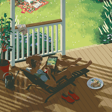 Las ilustraciones animadas de Rebeca Mock