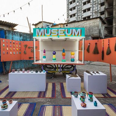 El museo itinerante de Dharavi 