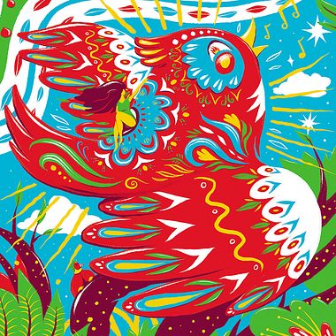 Las ilustraciones con extra de energía de Luis Pinto