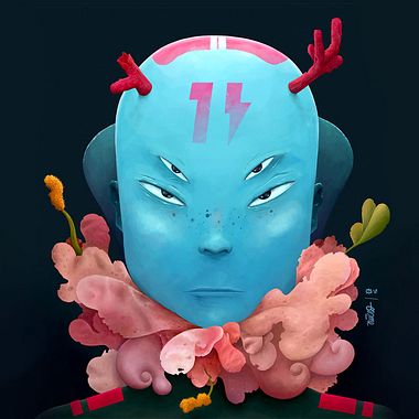 Microbians crea seres de otro planeta con Procreate