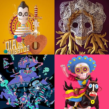 10 diseños para celebrar el Día de Muertos