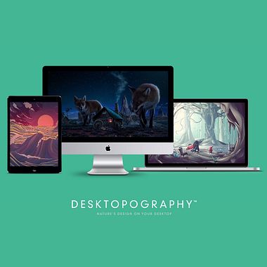 Desktopography, wallpapers gratuitos por y para diseñadores