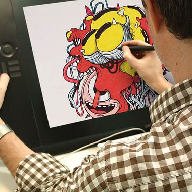 Ilustración publicitaria "para ayer" con Óscar Lloréns