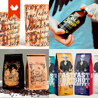 10 diseños de packaging de café muy estimulantes