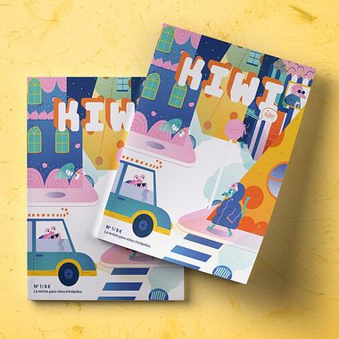 Kiwi, una revista que acerca la ilustración a los niños
