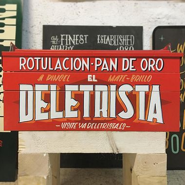 El Deletrista: el lettering mira al pasado