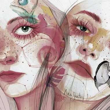 Ana Santos ilustra la feminidad en estado puro
