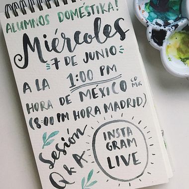 Charla en directo con Ana Victoria Calderón