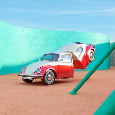 Nostalgia automovilística y diseño 3D se ponen a bailar