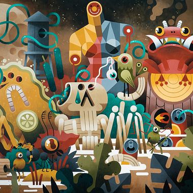 Los locos mundos ilustrados de Zeptiror