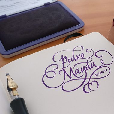 Un Ex libris caligráfico, el regalo personalizado perfecto