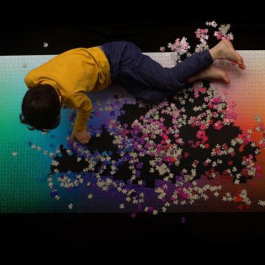 Un puzle CMYK de 5000 piezas