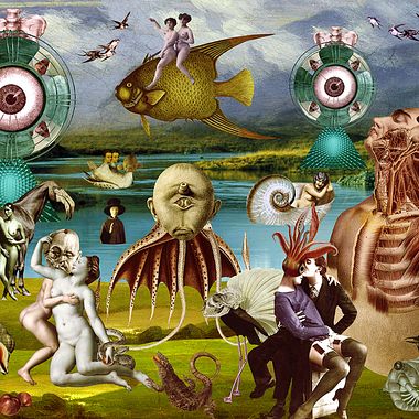 El surrealismo también se construye con collage
