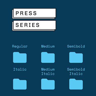 Press Series, las tipografías libres de Omnibus-Type
