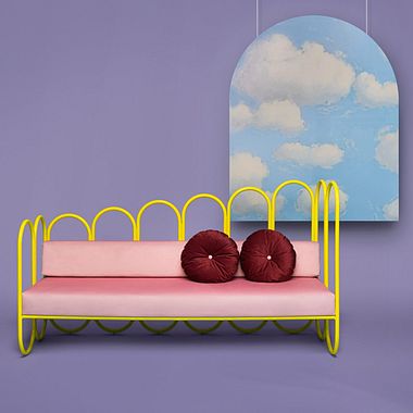 Arco: mobiliario estilo años 70 de Masquespacio