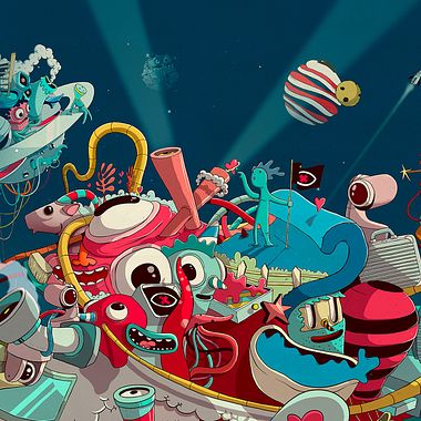 Las ilustraciones de Óscar Lloréns para Gran Hermano