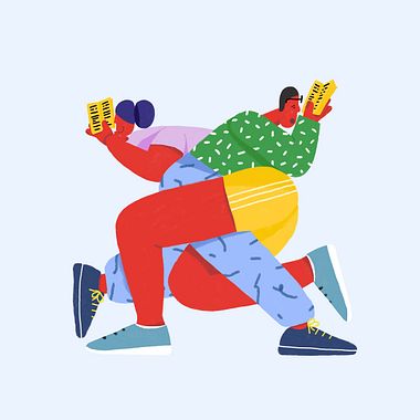 Las ilustraciones perfectamente imperfectas de Sebastian Curi