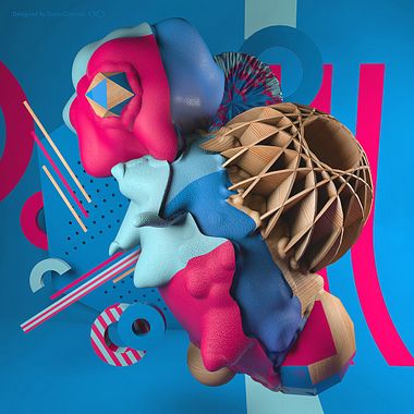 Colorido y abstracción en los diseños de Carlo Cadenas